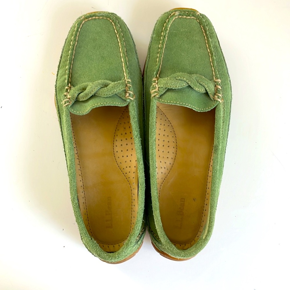 Green Suede Loafers - Picture 6 of 9